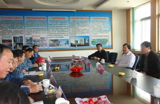 劉崇珩、馮志洪蒞臨青海物產北川工業物流園參觀